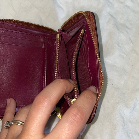 ⚡️🌩Coach small zip up wallet with Cloud and Lightning patch🌩⚡️ - Picture 5 of 6